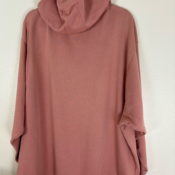 Nike Sportswear Lace Up Vneck Hoodie Pullover Loose Relaxed Oversized Fit XXL - Picture 9 of 10